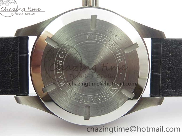 MIROTIME 0723 Affordable Mark XVII IW326501 FKF 1:1 Best Edition Black Dial on Black Leather Strap 7131